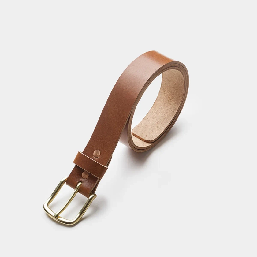 Leather Belt 35mm - Roasted