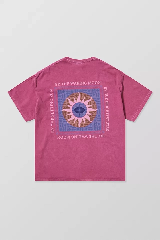 UO Fuchsia Walking Moon T-Shirt