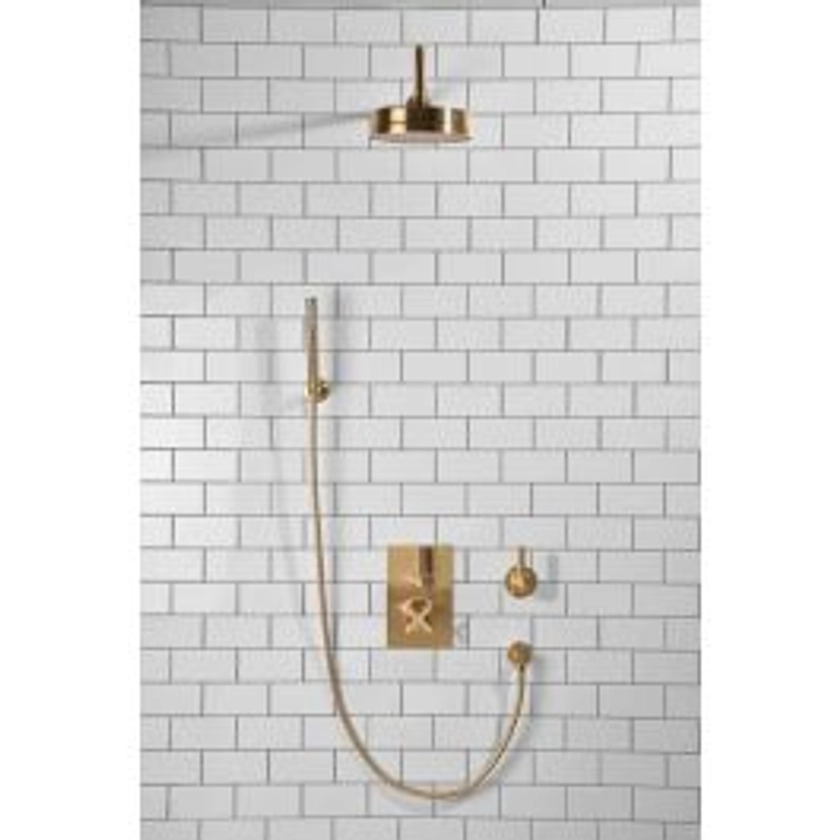 Elbe - Concealed Shower Set + Diverter - Hook Mount - Metal Lever/Metal Lever (Min 2 Bar Pressure)