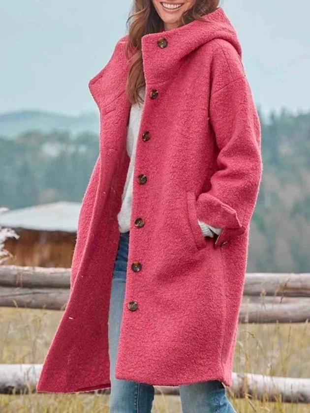 ANNA - MAXI HOODED COAT