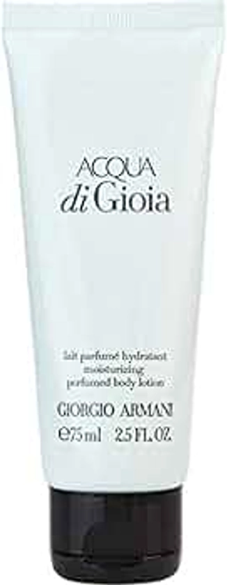 Giorgio Armani Acqua Di Gioia Body Lotion Tube for Women 2.5 Ounce