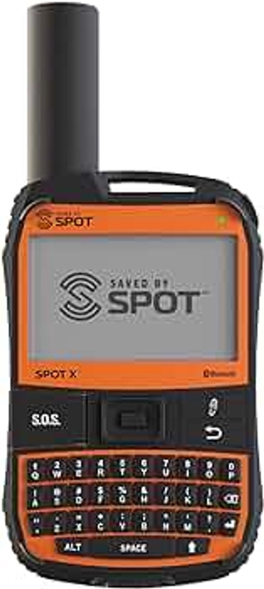 SPOT X with Bluetooth 2-Way Satellite Messenger | SOS Protection | Handheld Portable 2-Way GPS Messenger for Hiking, Camping, Cars| Globalstar Satellite Network Coverage | Subscription Required