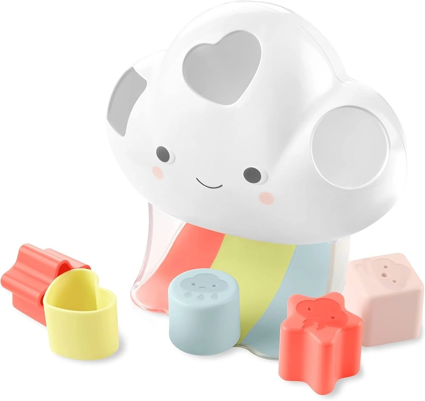 Amazon.com: Skip Hop Shape Sorting Toy with Shapes and Feelings, Shape Sorting Baby Toy, Silver Lining Cloud : Toys & Games