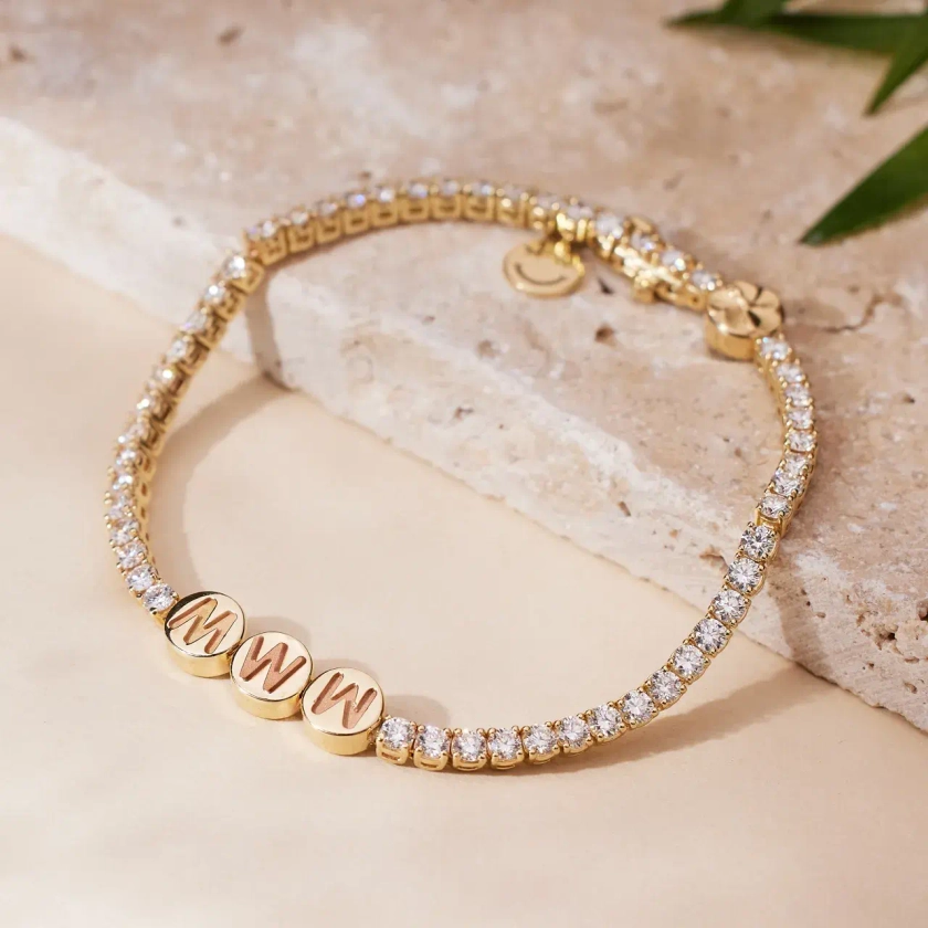 Shop & Customize custom diamond friendship bracelet from our Michelle Wie West Collection Online | Wovemade