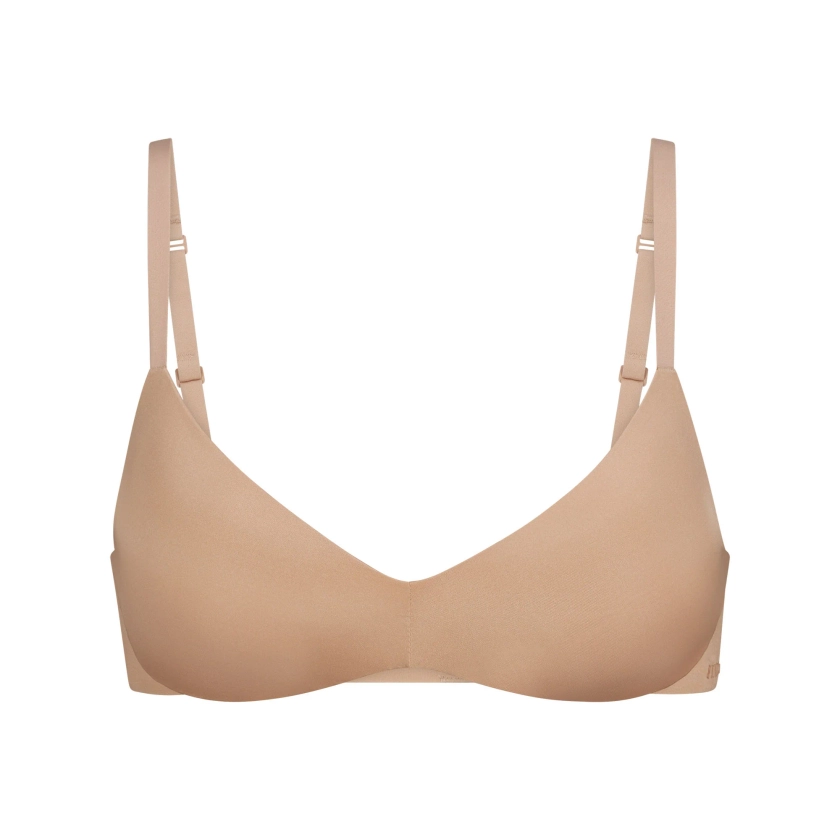 WIRELESS FORM PUSH-UP PLUNGE BRA | CLAY