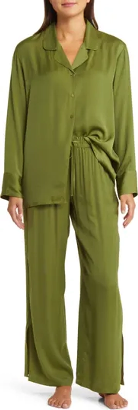 Open Edit Classic Cool Oversize Pajamas | Nordstrom