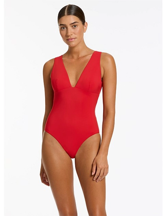 Jetset Plunge One Piece Swimsuit