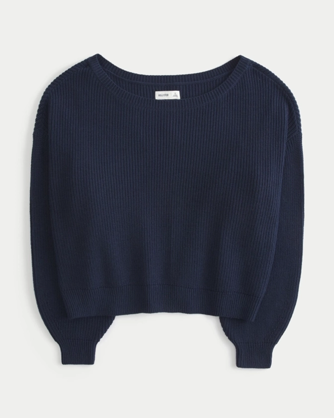 Women's Slouchy Off-the-Shoulder Sweater | Women's Tops | HollisterCo.com