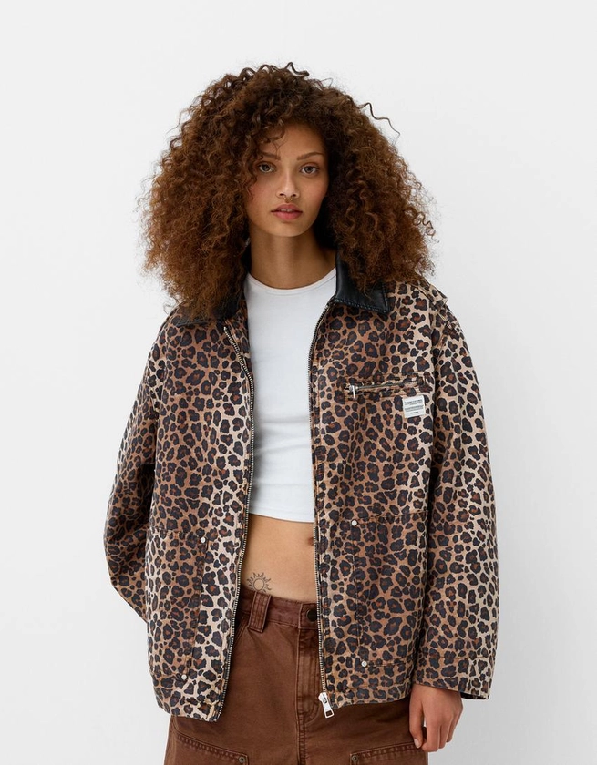 Blouson imprimé animal - Blousons et blazers - Femme