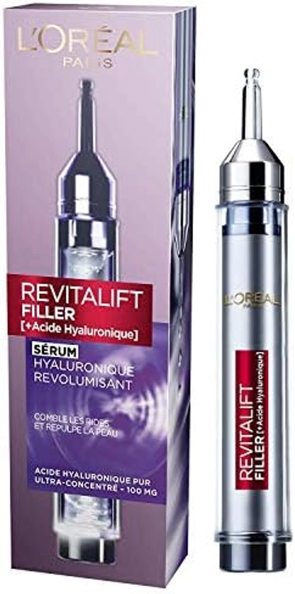 L'Oréal Paris - Hyaluronic Revolumising Serum - Anti-Aging Face Care - Revolutionary Diffuser - Hyaluronic Acid Concentrate - All Skin Types - Revitalift filler - 15 ml : Amazon.com.be: Beauty