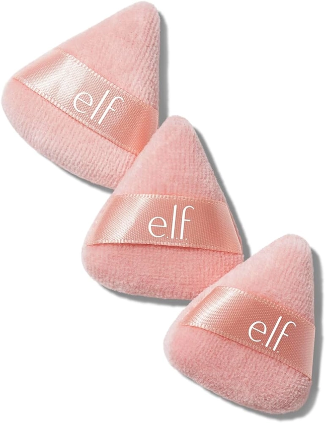 Amazon.com: e.l.f. Halo Glow Pinkie Puffs, Finger-sized, Mini Puff For Applying Loose & Pressed Powders, Soft, Reusable & Washable, Vegan & Cruelty-Free, Set of 3 : Beauty & Personal Care