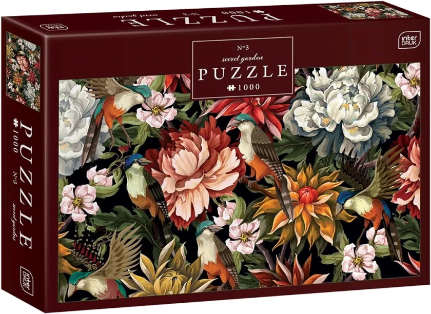 Interdruk PUZ1000SG3 - 1000 Pieces Puzzle for Adults - Secret Garden no. 3