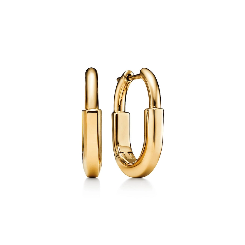 Tiffany LockSmall Earrings in Yellow Gold