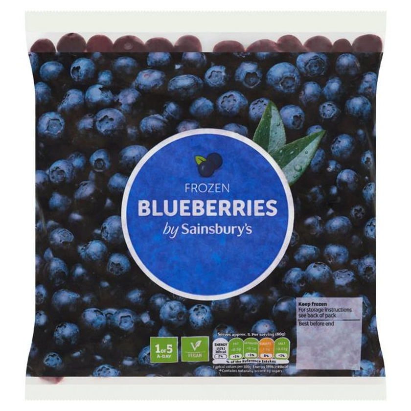 Sainsbury's Frozen Blueberries 400g | Sainsbury's