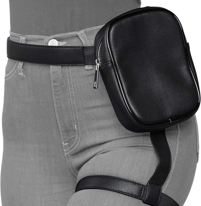 Thigh Harness Leg Bag Fanny Pack for Women - Leg Purse Fanny Packs Leather Women