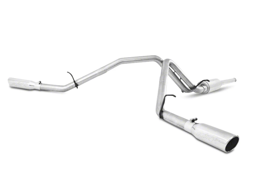 MBRP Silverado 2.5 in. Installer Series Dual Exhaust System - Side Exit S102210 (07-13 5.3L Silverado 1500)