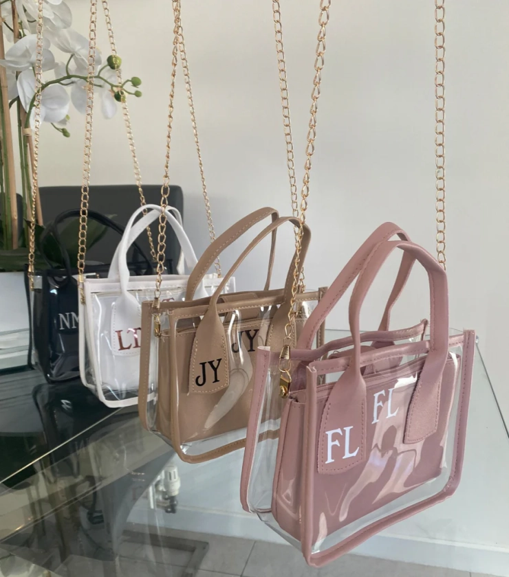 Cross Body/Tote Clear Bag - Chloe