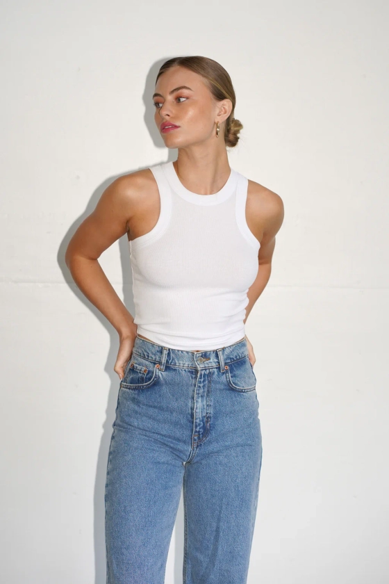 LNA Detra Cropped Tank