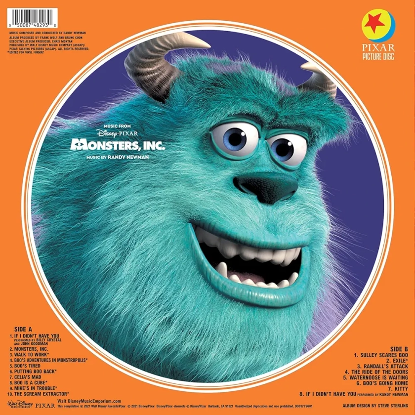 MUSIC FROM MONSTERS, INC. (PICTURE DISC)