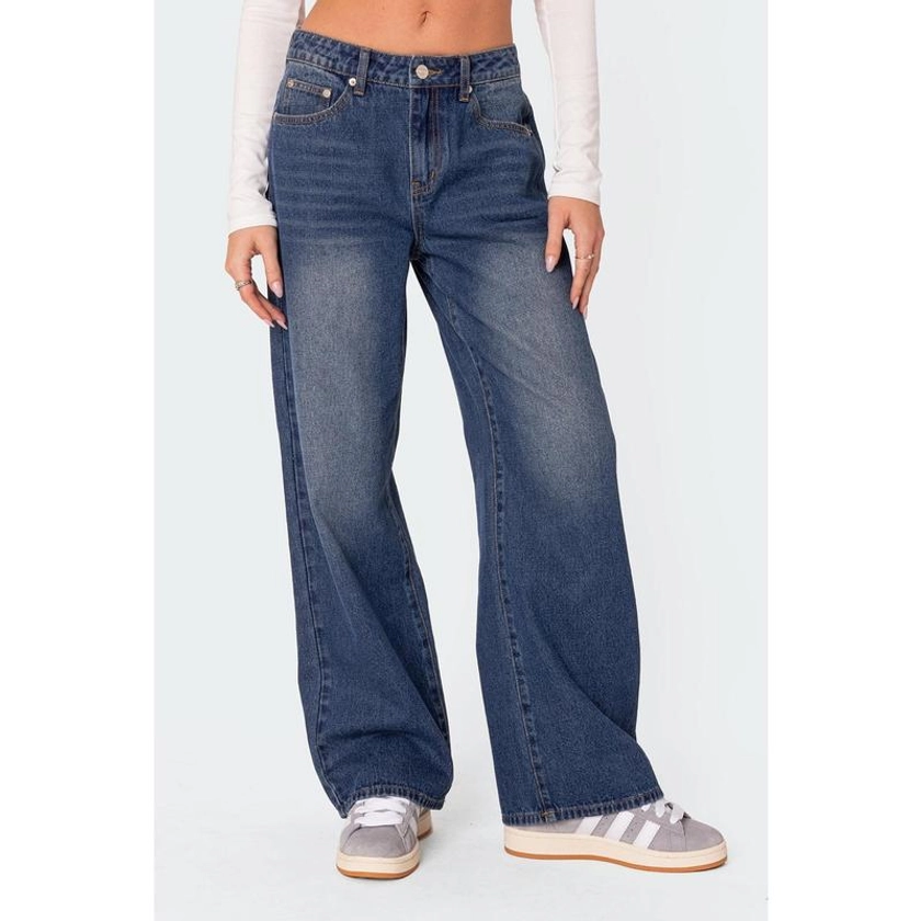 Karie Relaxed Mid Rise Jeans