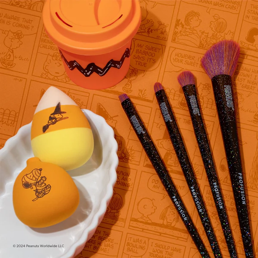 Peanuts Halloween | Witchy Blend 4 PC Eye & Face Brush Set