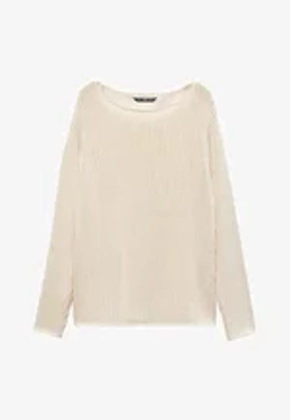 Mango KENIA - Pullover - béžová/écru - ZALANDO.FR