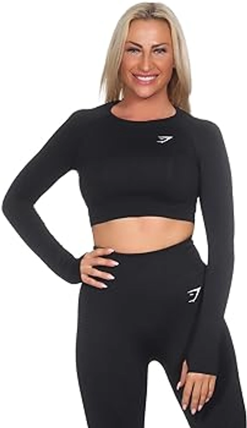 GYMSHARK Vital Seamless Long Sleeve Crop Top