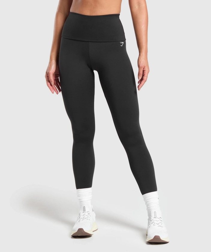 Gymshark Everyday Foldover Leggings - Black