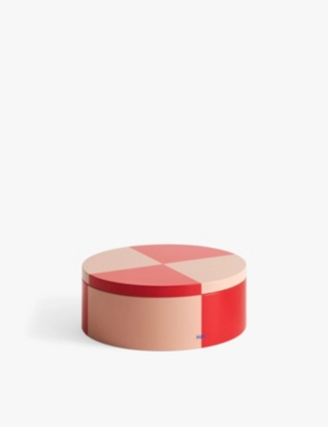 HAY - Checkerboard-pattern tin container | Selfridges.com