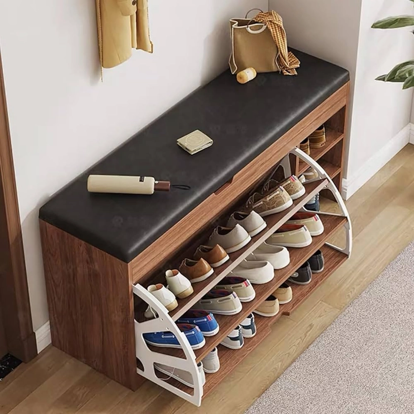 Generic Meuble de rangement à chaussures – Banc moderne pour entrée, couloir, portes battantes, chambre à coucher et salon : Amazon.fr: Cuisine et Maison