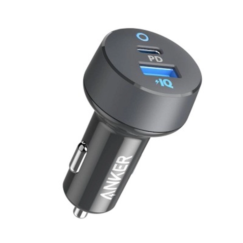 Anker 2-Port 20W USB-C + 15W USB-A Power Delivery Car Charger - Black