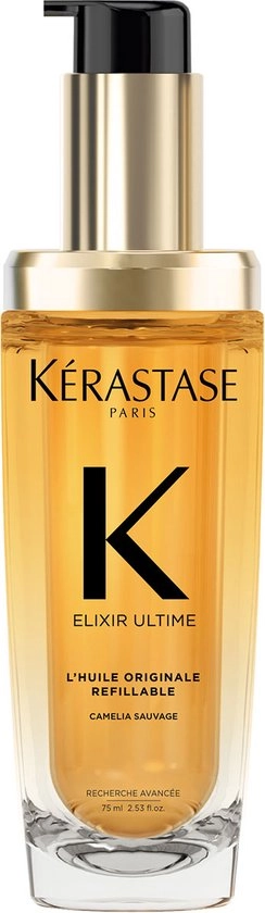 Kérastase Elixir Ultime L'Huile Originale Navulbaar Haarolie - Voor Alle Haartypes - 75 ml | bol