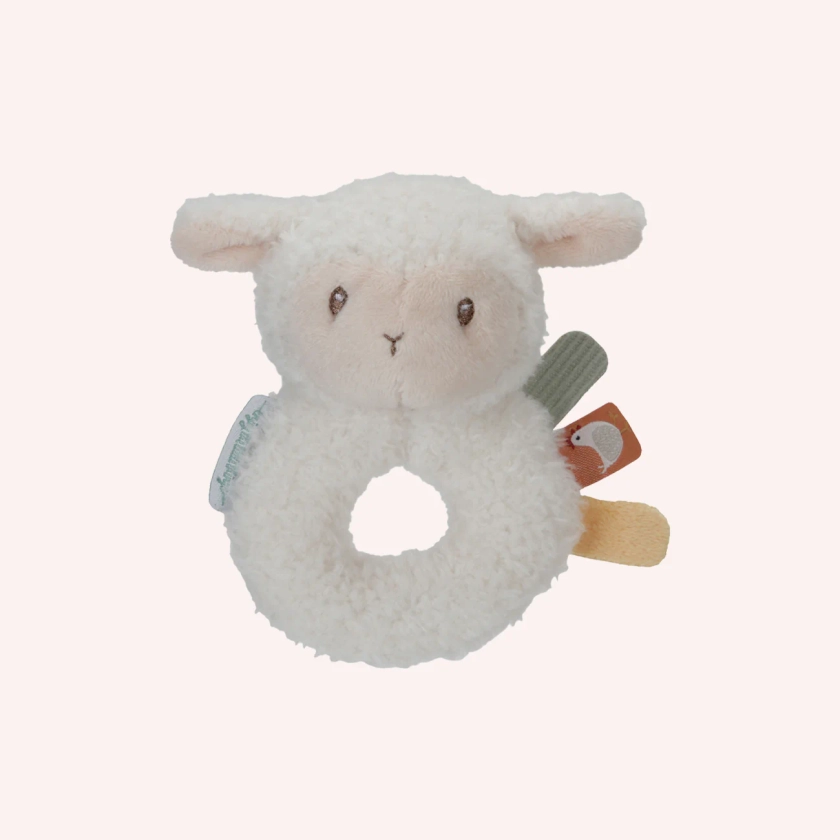 Little Farm Soft Ringrattle Sheep by Little Dutch | the memo