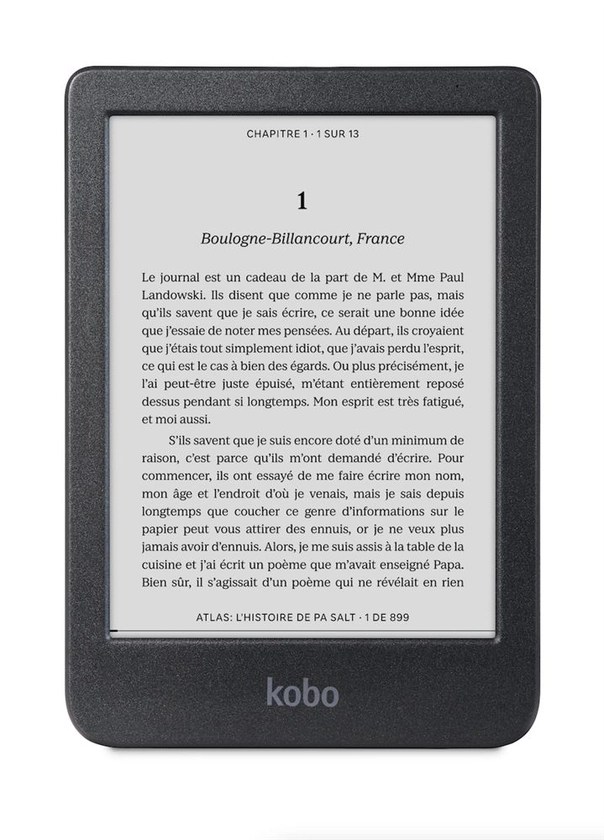 Liseuse numérique Kobo by Fnac Clara BW 6" 16 Go Noir