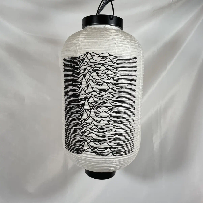 2018 UNKNOWN PLEASURES JOY DIVISION REPLICANT ASIAN LANTERN