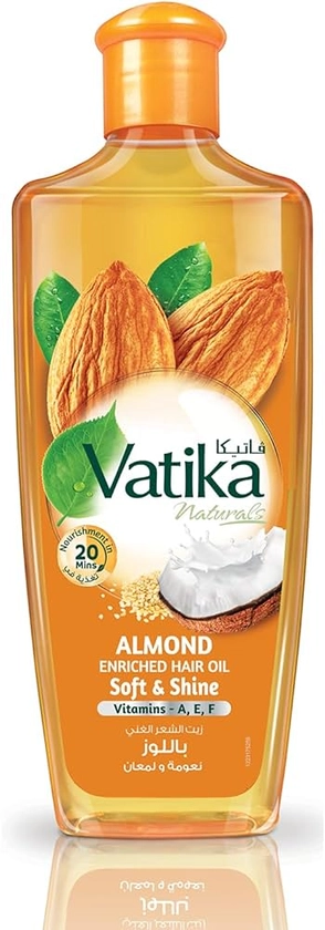 Dabur Vatika Almond Enriched Hair Oil with Coconut Sesame, 6.76 Fluid Ounce