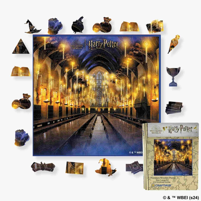 Puzzle en bois Harry Potter - La Grande Salle