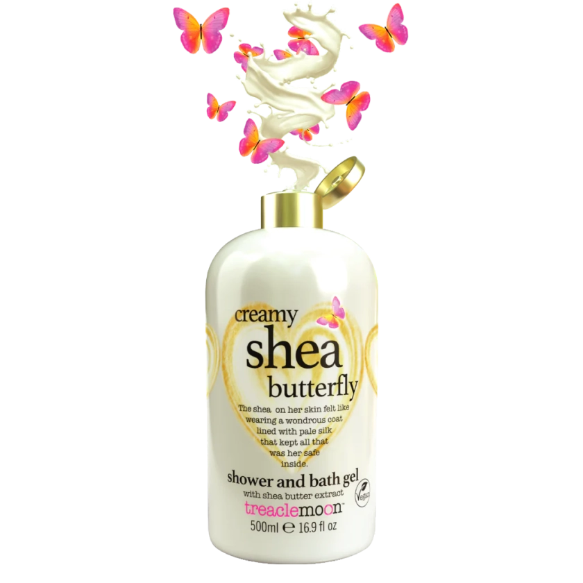 Creamy Shea Butterfly Shower & Bath Gel 500ml