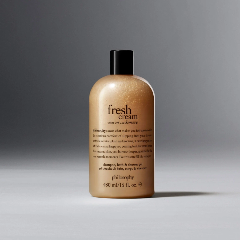 warm cashmere shampoo, bath & shower gel