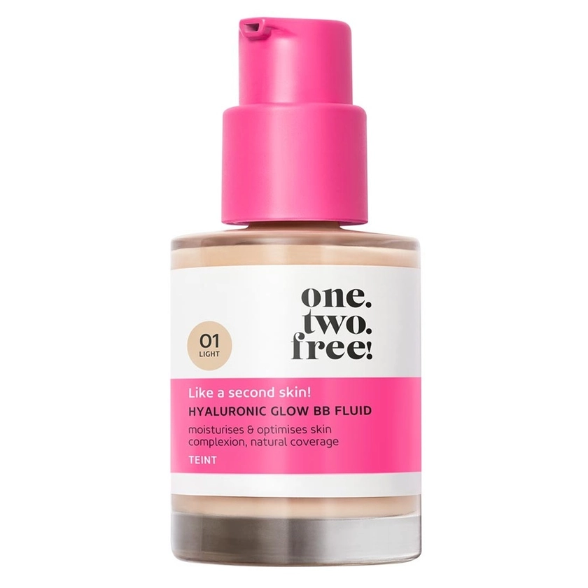 one.two.free! | Hyaluronic Glow BB Fluid 30ml Fluide hydratant teinté - 01 Light -