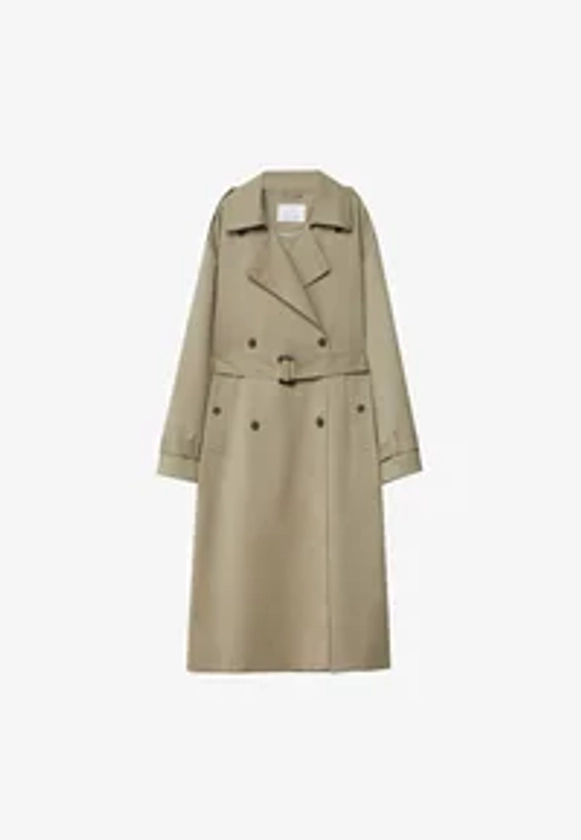 Stradivarius FLOWING LINED - Trench - khaki/kaki - ZALANDO.FR