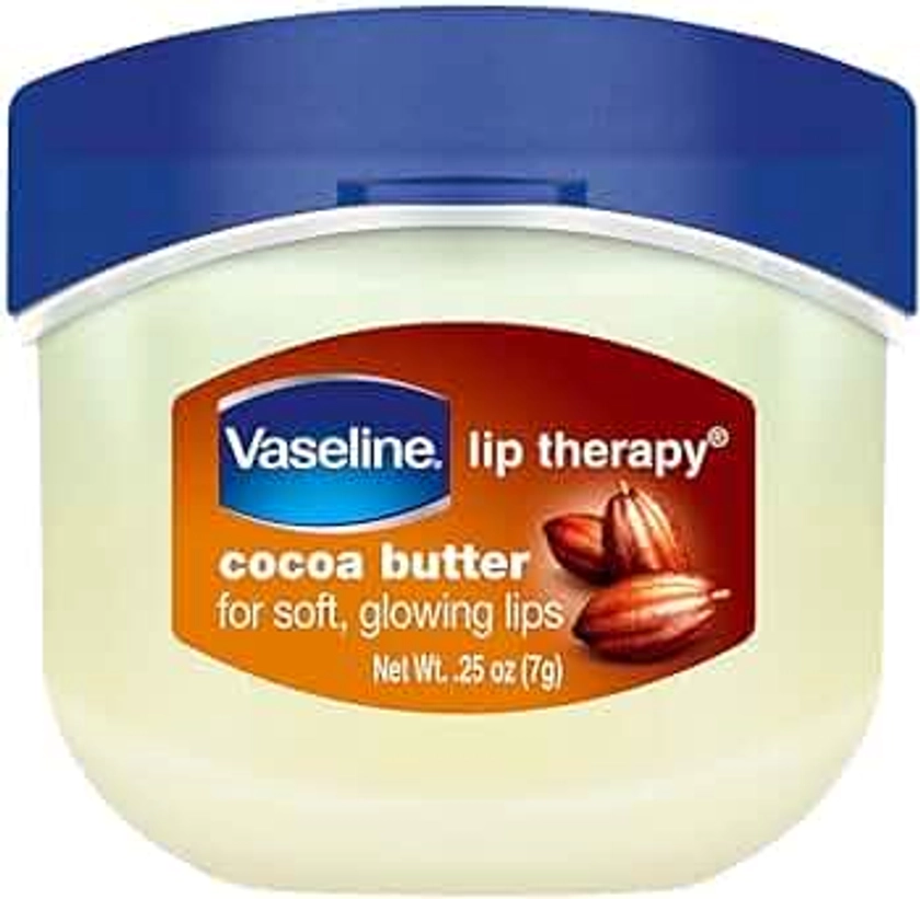 Vaseline - Minitarrón de manteca de cacao para el cuidado de los labios, 7 g