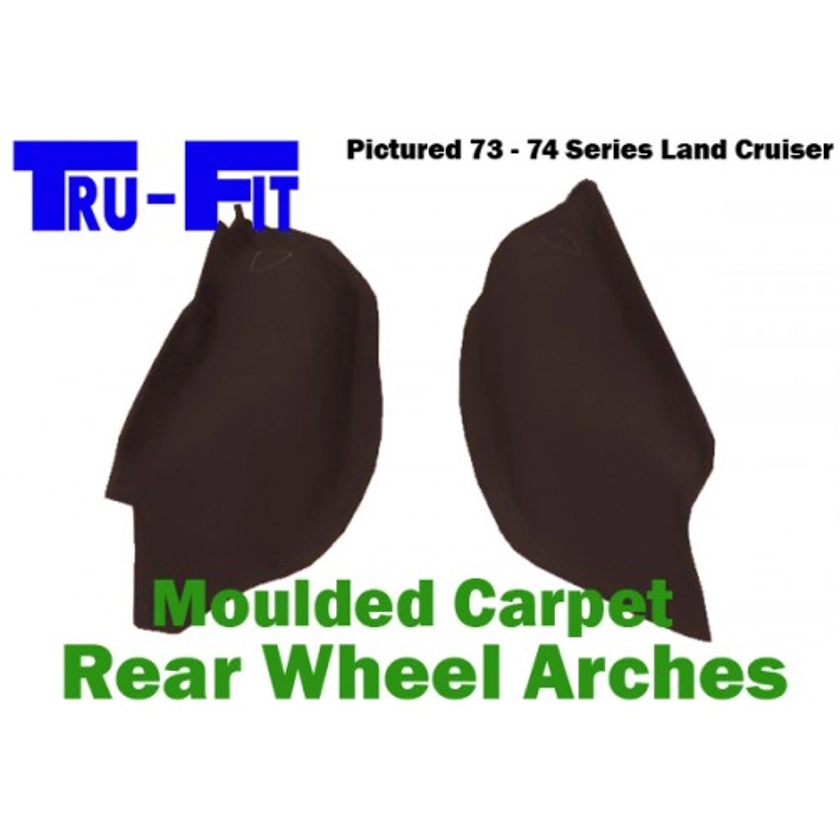 Toyota Land Cruiser 76 Series Wagon 2007 - Onwards Moulded Carpet Wheel Arches