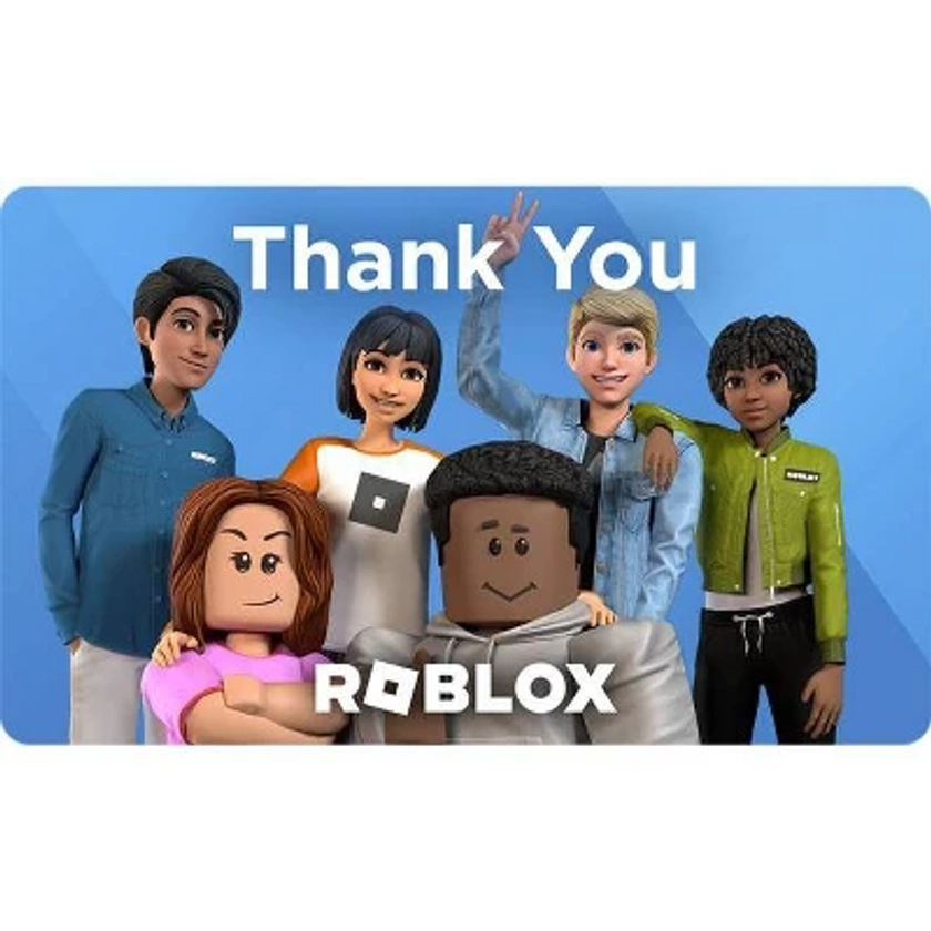 $25 Roblox Thank You Gift Cards (Email Delivery)