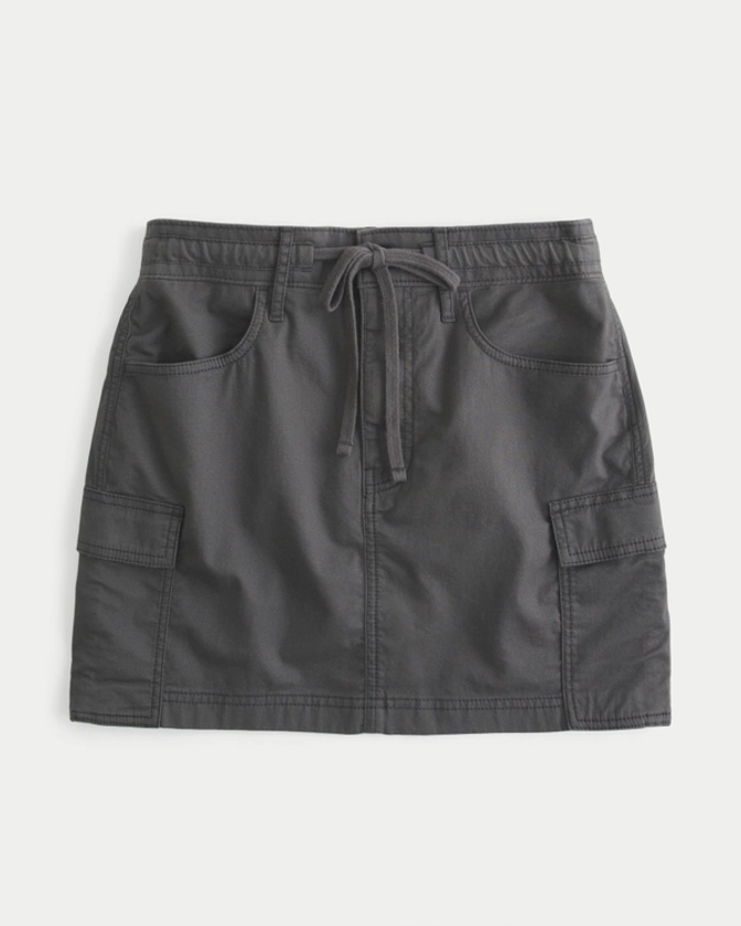 Women's Ultra High-Rise Cargo Mini Skirt | Women's Bottoms | HollisterCo.com