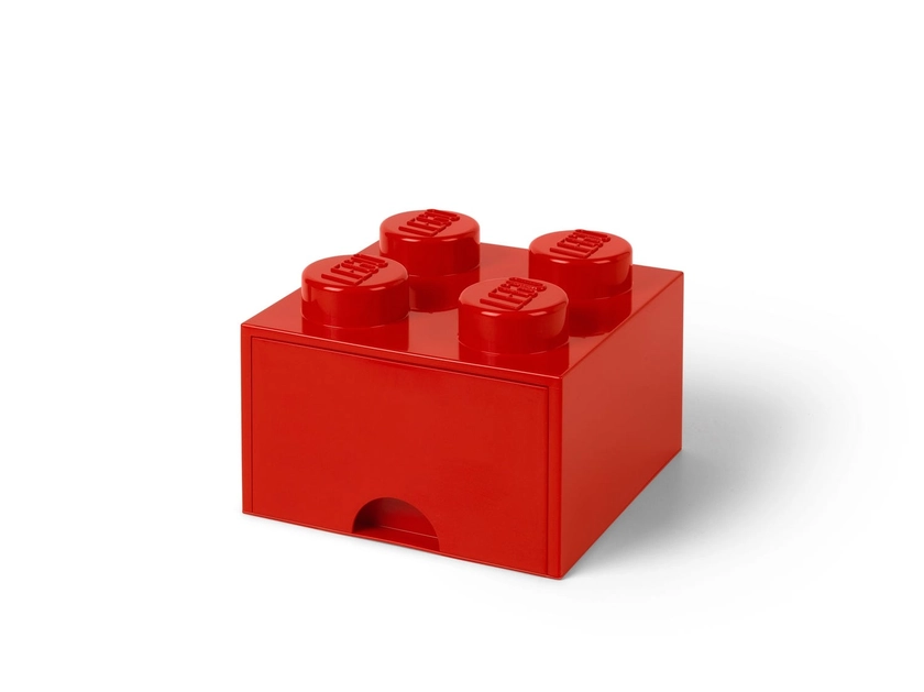 Brique rouge de rangement à tiroir 4 tenons 5006129 | Autre | Boutique LEGO® officielle FR