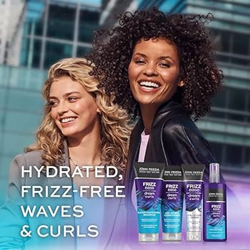 John Frieda Frizz Ease Dream Curls Daily Styling Spray, Curl Reviving Spray for Curly and Wavy Hair, 200 ml