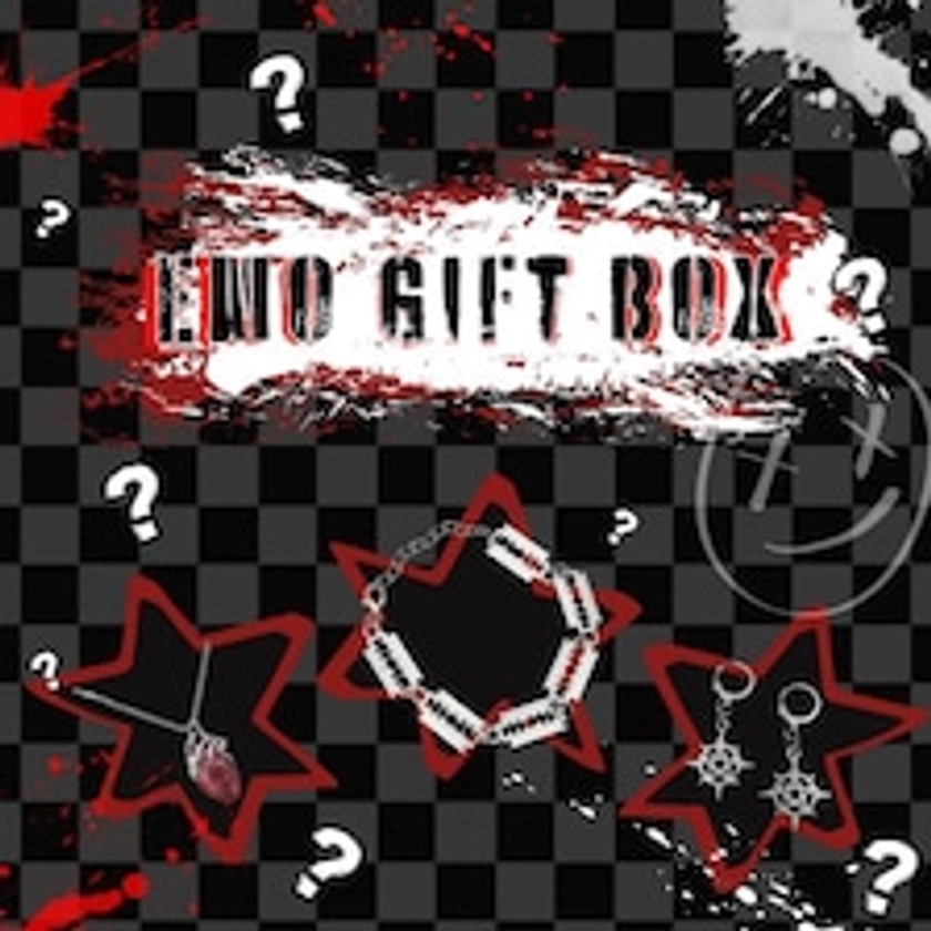 Emo Punk Y2k Gift Box Handpicked Handmade Emo Jewelry Gift Basket