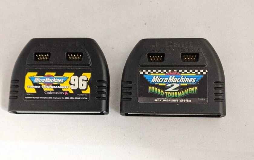 Micro Machines Turbo Tournament Sega Mega Drive 2 Game Cartridges J-Carts