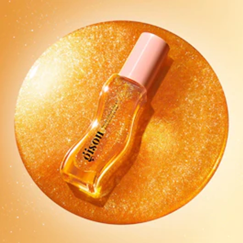 GISOUHoney Infused Golden Shimmer Glow Lip Oil - Huile A Lèvres au Miel Pailletée 33 avis